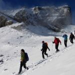 Excursiones con raquetas de nieve en el Valle de Ordesa. Pirineo Aragones
